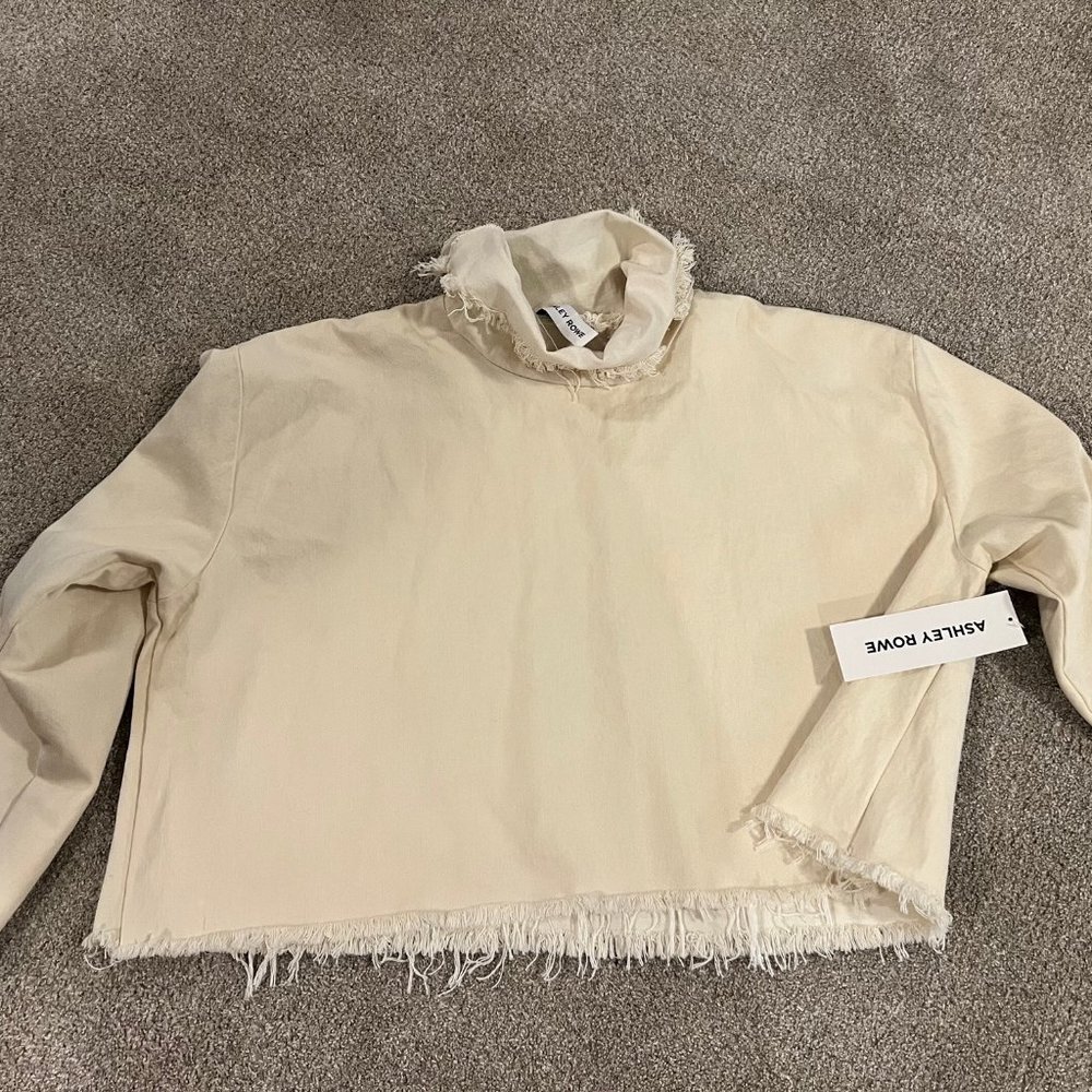 *BRAND NEW* Ashley Rowe denim turtleneck